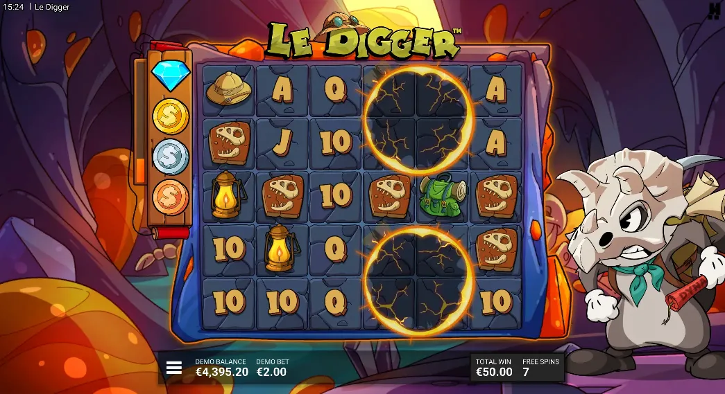 Le Digger Dynamite Removal